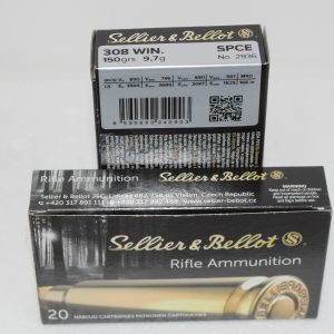 AMUNICJA .308 WIN. SPCE 9,7 g. 150 grs. S&B