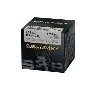 AMUNICJA 7,62x39 mm FMJ 8,0 g S&B